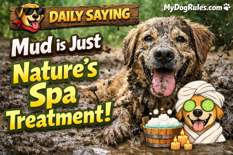 Muddy paws and spa day fun