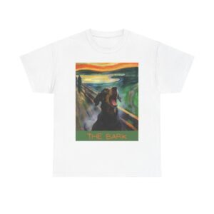 The Bark T‑Shirt — Parody 'The Scream' Dog Art Tee