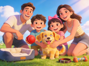 New puppy dog in the family